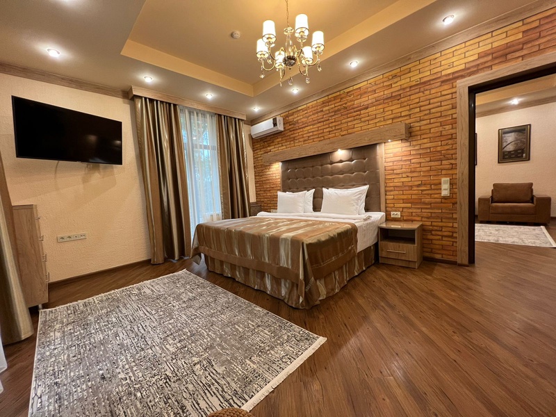 Номер Комфорт Де-Люкс 1 - апартаменты 45 м² с кухней в City Stay, Алматы